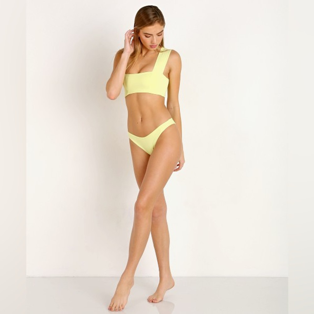 L Space Parker Bikini Top & Sandy Bikini Bottom in Lemonade